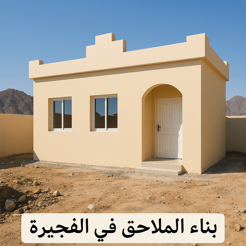 بناء الملاحق في الفجيرة